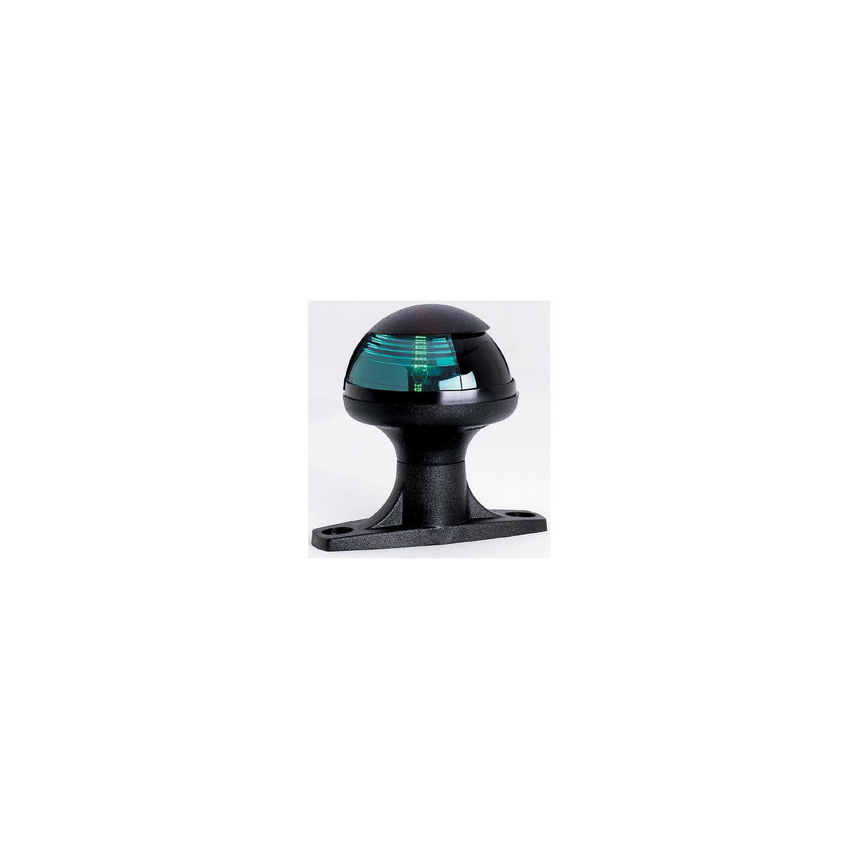 ATTWOOD Pulsar Side Light, Raised Base, Green Lens - 5080G7