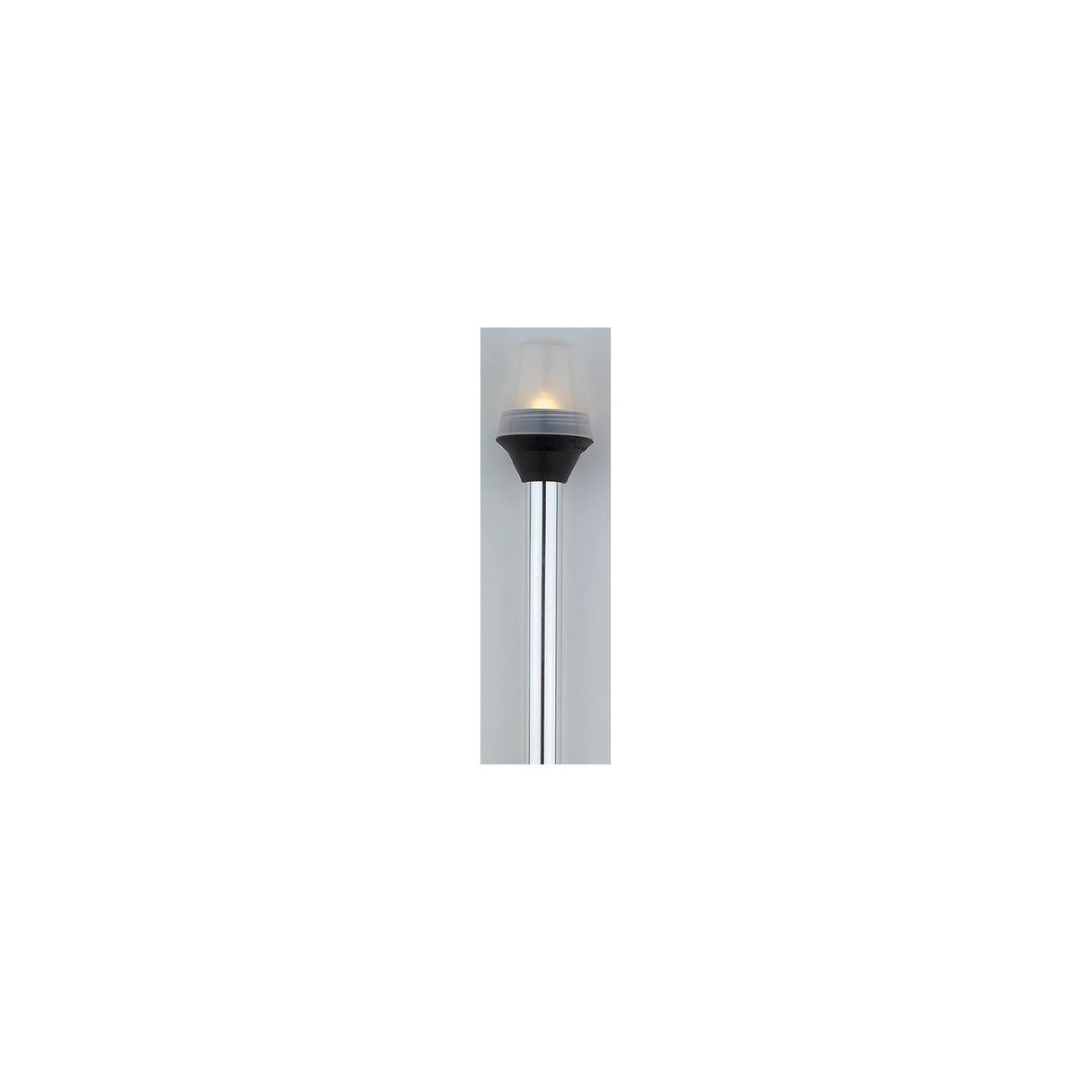Attwood Frosted Globe All-Around Pole Light w/2-Pin Locking Collar Pole - 12V - 36" [5110-36-7] - official Attwood product image 3