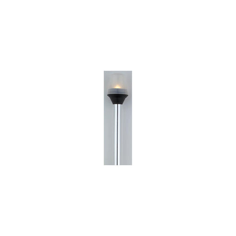 Attwood Frosted Globe All-Around Pole Light w/2-Pin Locking Collar Pole - 12V - 36" [5110-36-7] - official Attwood product image 3