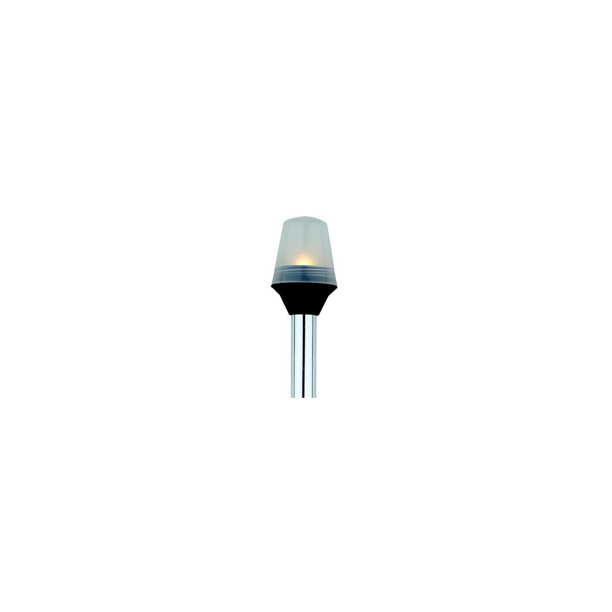 ATTWOOD All-Round Pole Light With Fixed Base 8",Globe Style - 1177031