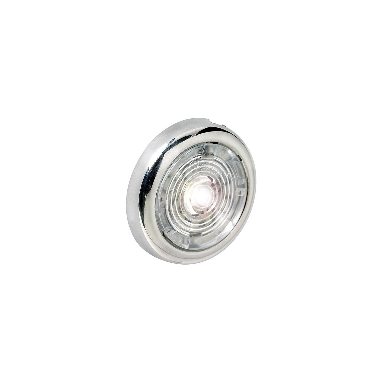 ATTWOOD 1-1/2" White Interior/Exterior Light w/SS Bezel - 6342SS7