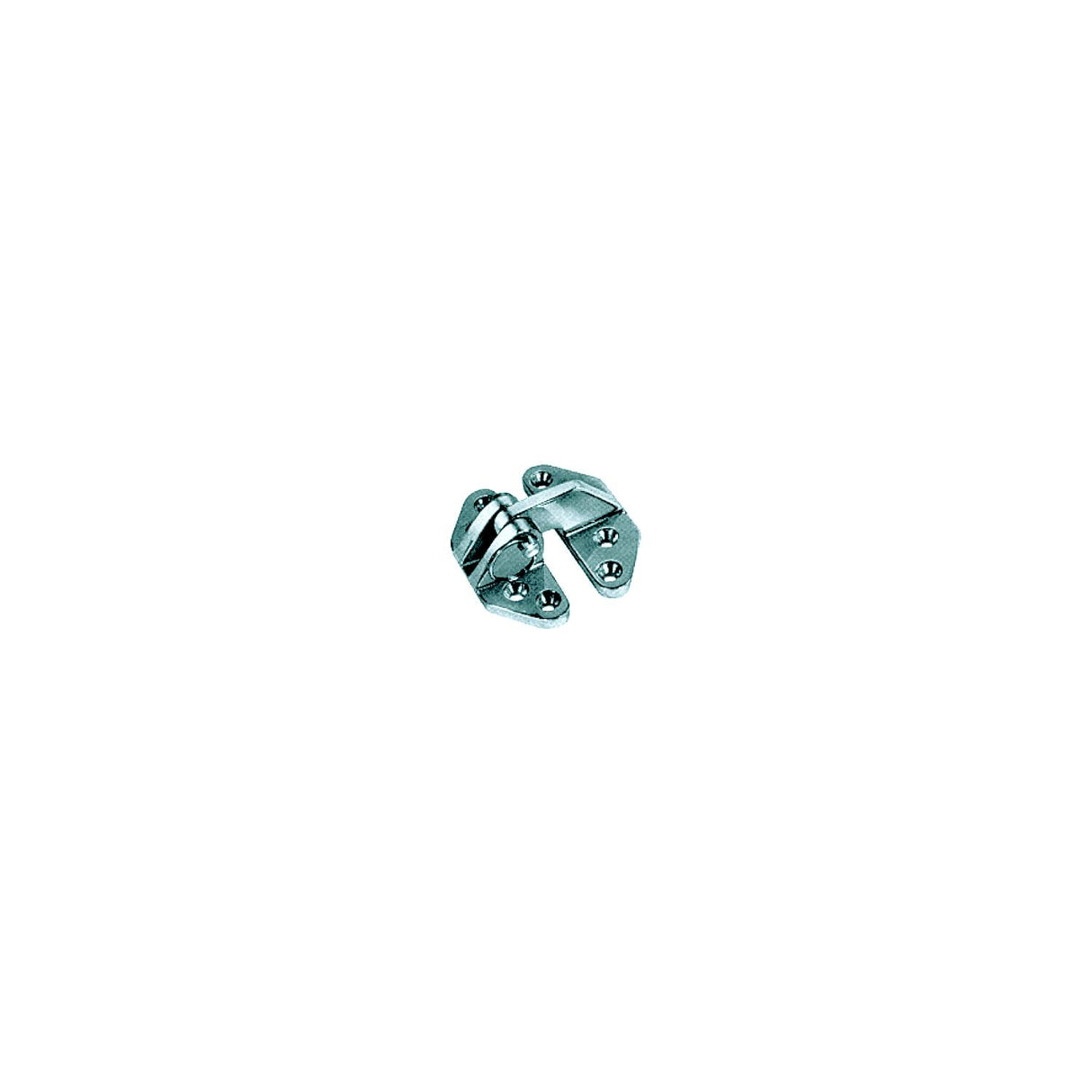 ATTWOOD Hatch Hinge Stainless Steel, Open Size 3-1/2" x 1-3/8" - 66027-3