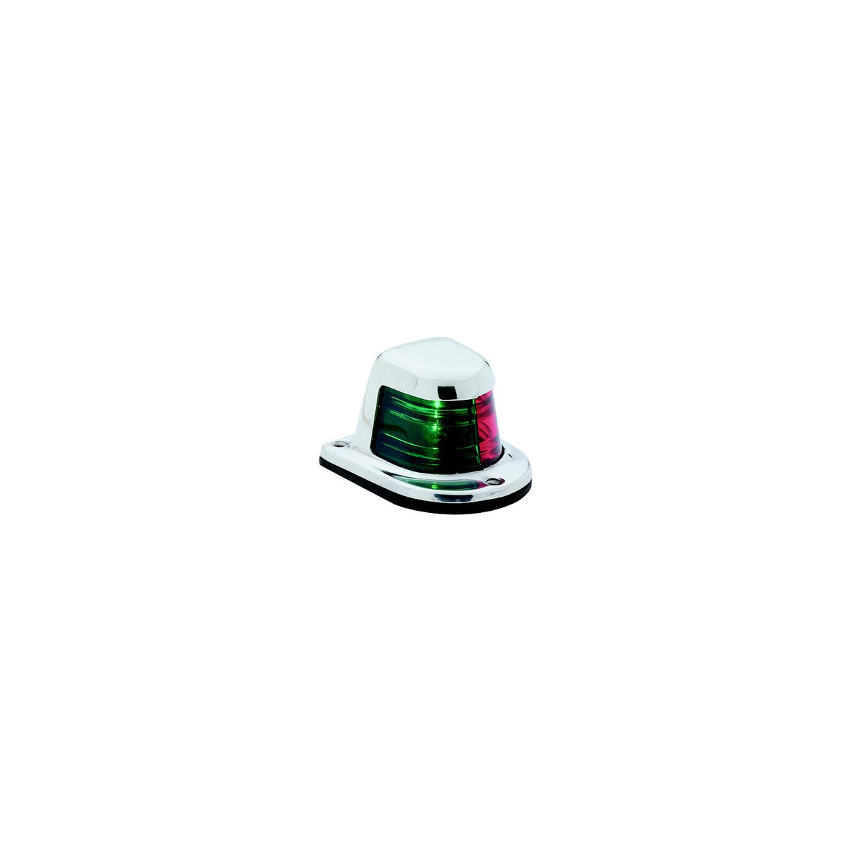 Attwood 1-Mile Deck Mount, Bi-Color Red/Green Combo Sidelight - 12V - Stainless Steel Housing [66318-7] - official Attwood product image 4