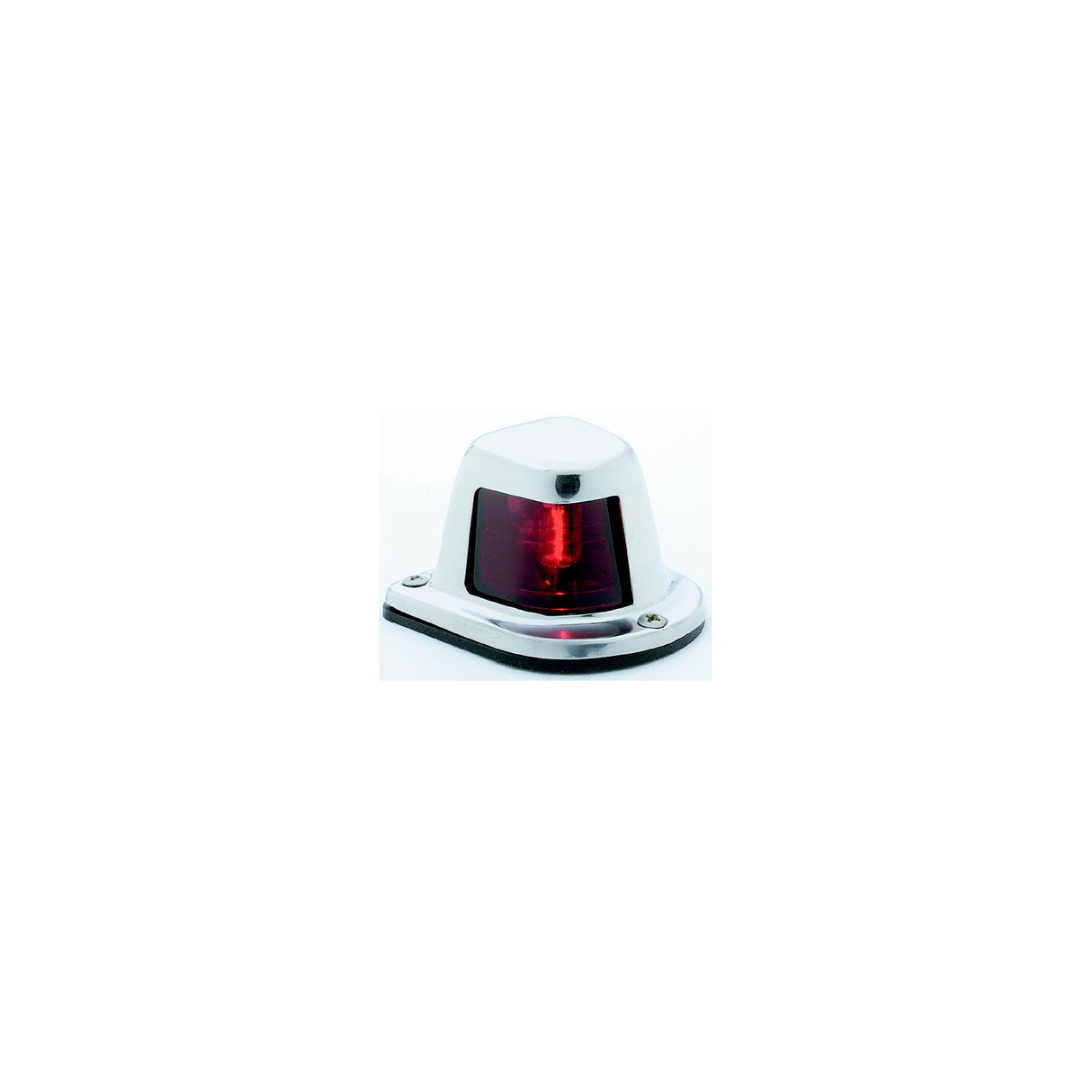 Attwood 1-Mile Deck Mount, Red Sidelight - 12V - Stainless Steel Housing [66319R7] - official Attwood product image 4