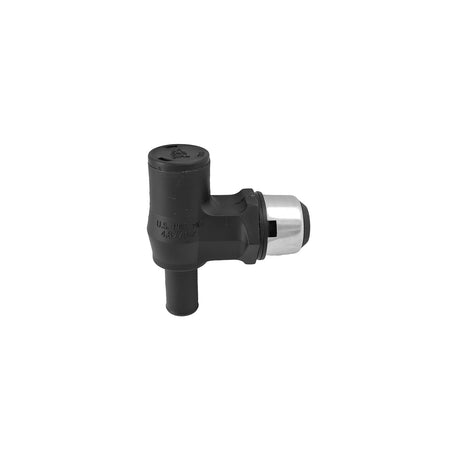 Attwood 90 P-Trap Fuel Tank Vent - Black w/Stainless Steel Trim Cover [66419-3] - official Attwood product image 3