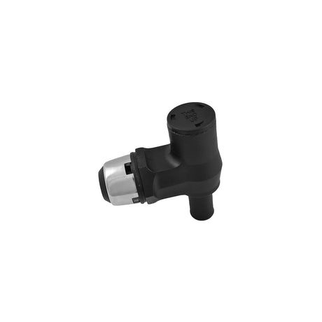 Attwood 90 P-Trap Fuel Tank Vent - Black w/Stainless Steel Trim Cover [66419-3] - official Attwood product image 2
