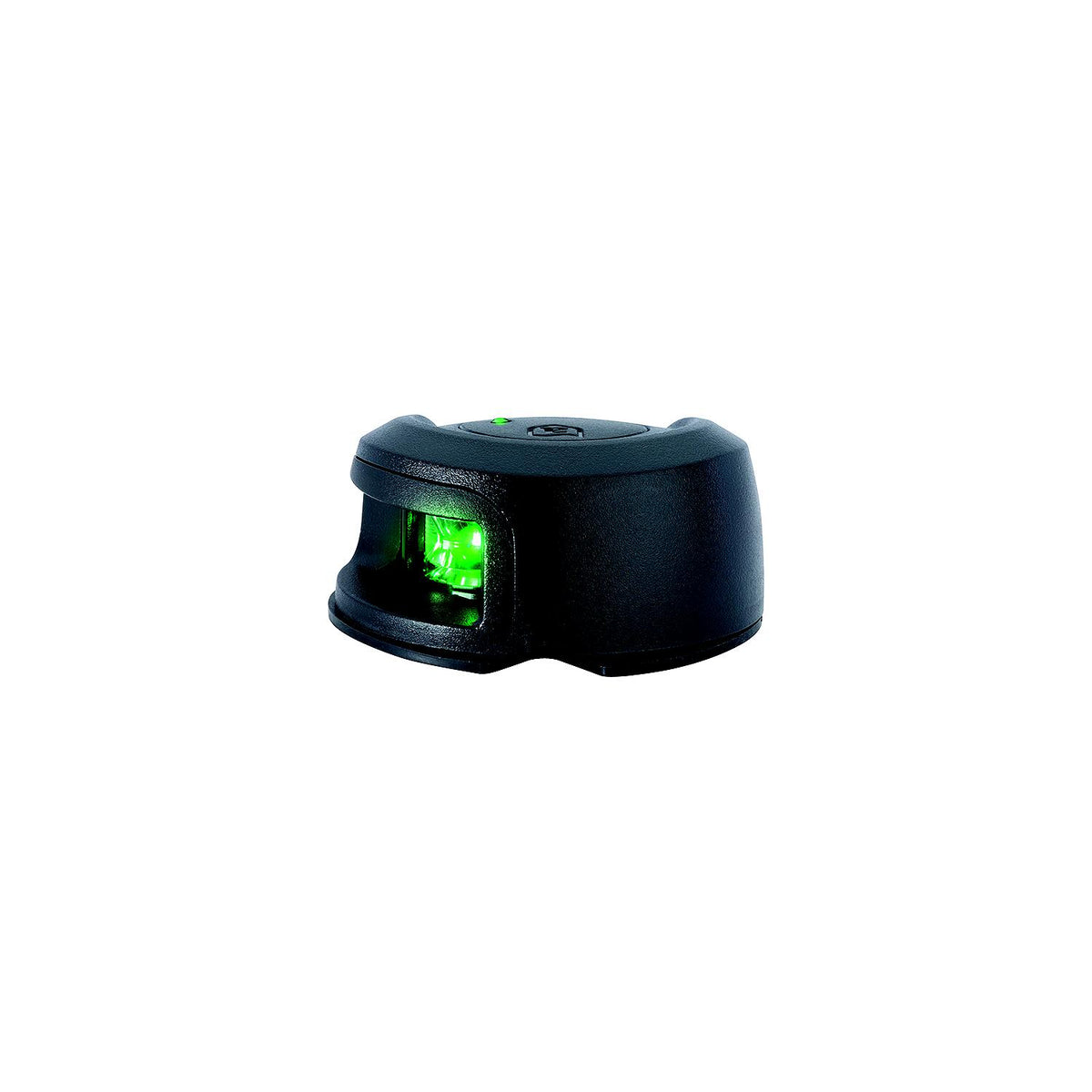 Attwood LightArmor Deck Mount Navigation Light - Black Composite - Starboard (green) - 2NM [NV2012PBG-7] - official Attwood product image 3