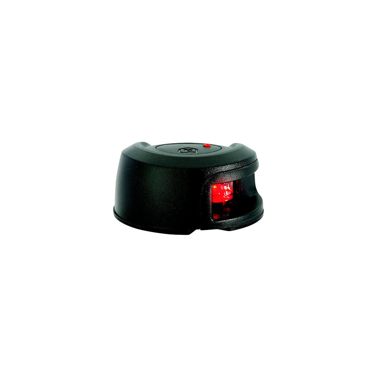 Attwood LightArmor Deck Mount Navigation Light - Black Composite - Port (red) - 2NM [NV2012PBR-7] - official Attwood product image 3