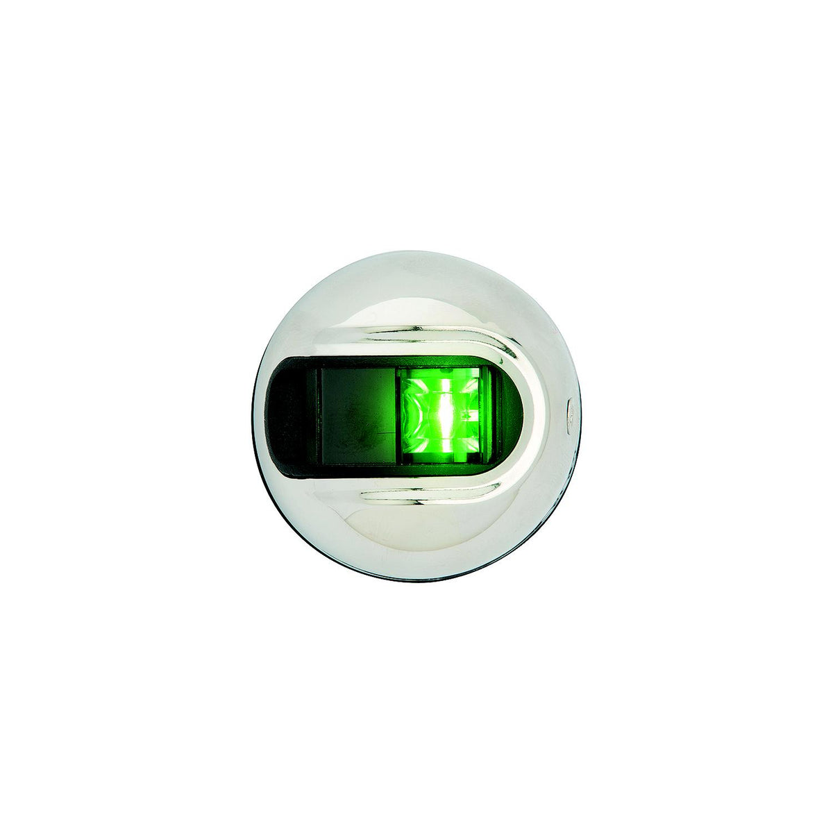 Attwood LightArmor Vertical Surface Mount Navigation Light - Starboard (Green) - Stainless Steel - 2NM [NV3012SSG-7] - official Attwood product image 2