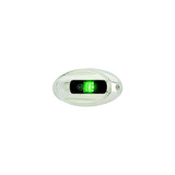 Attwood LightArmor Vertical Surface Mount Navigation Light - Oval - Starboard (green) - Stainless Steel - 2NM [NV4012SSG-7] - official Attwood product image 2