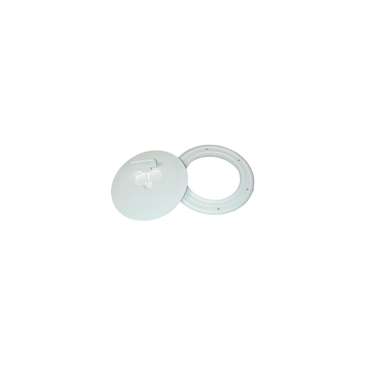 T-H Marine DPCAM-6-2-DP Deck Plate Quick Release White 6" - official T-H Marine product image 2