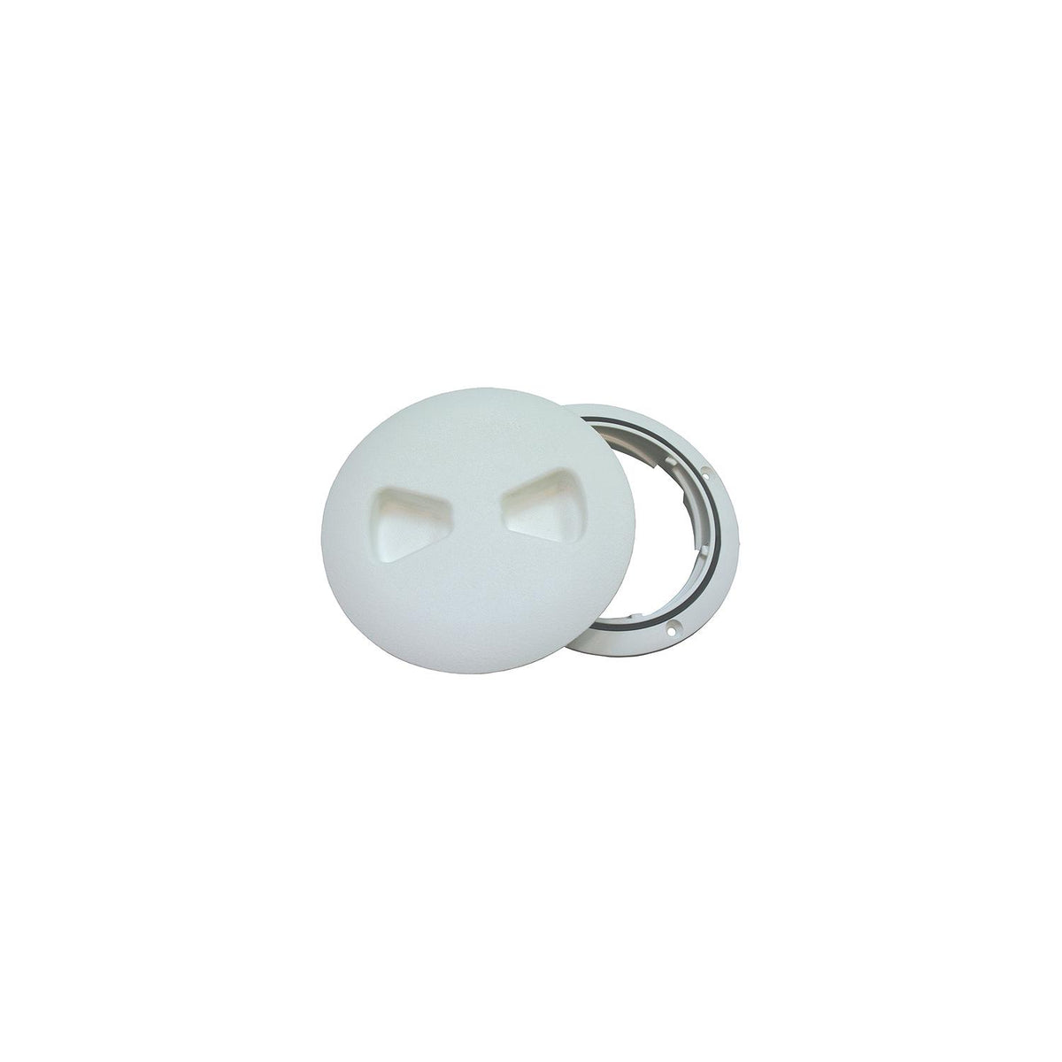 T-H Marine DPSLP-4-2-DP Deck Plate Low/Pro Twist Out White 4" - official T-H Marine product image 2
