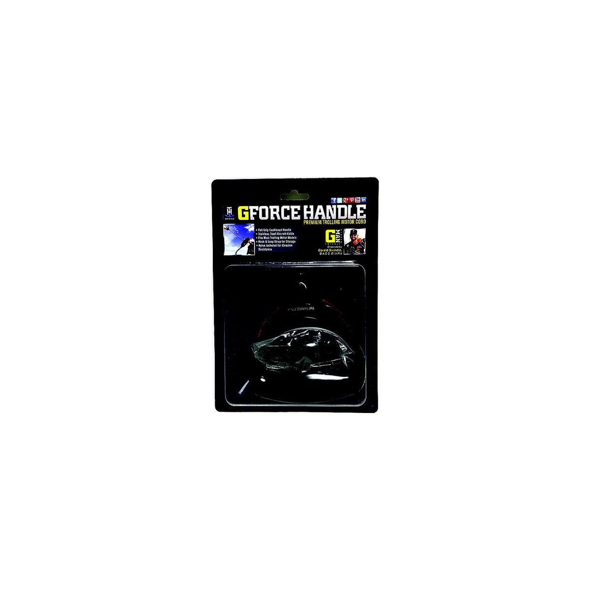 T-H Marine G-Force Trolling Motor Handle Cable - Black [GFH-1G-DP] - official T-H Marine product image 3