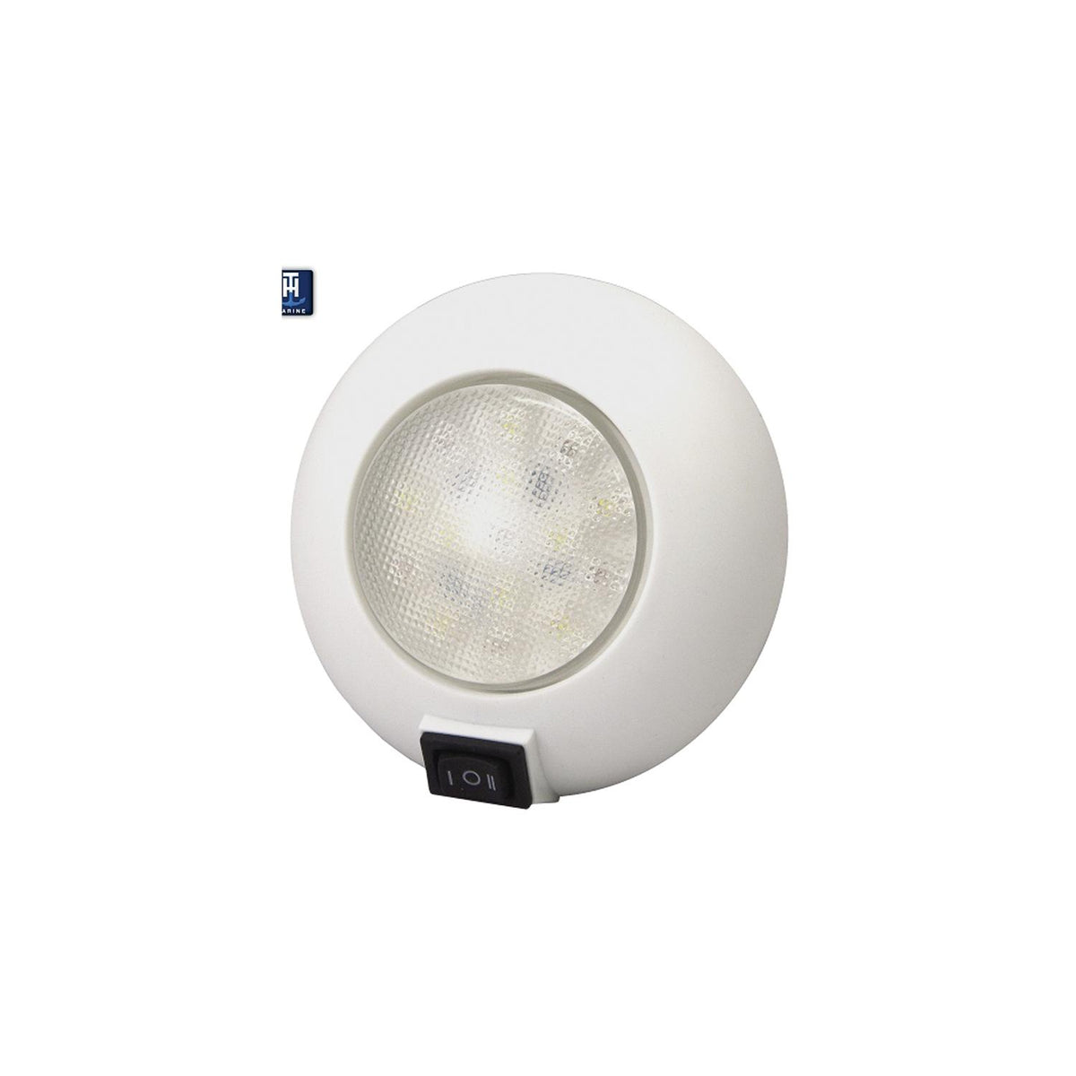 T-H Marine LED-51830-DP Dome Lite With Switch 4" Red LED - official T-H Marine product image 2