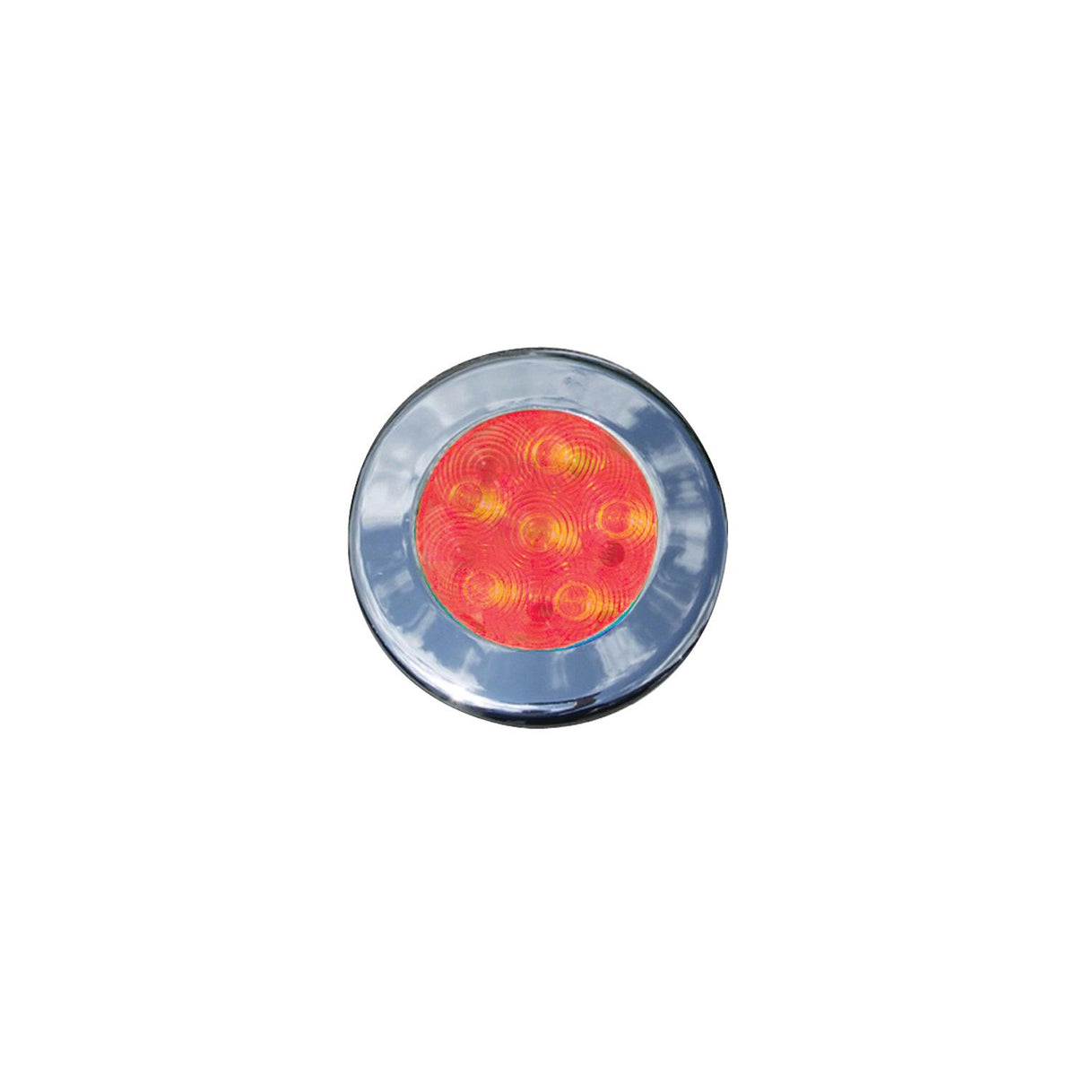 T-H Marine LED-51848-DP Puck Lite Recess Mnt Stainless Steel Bzl 3" Red LED - official T-H Marine product image 2