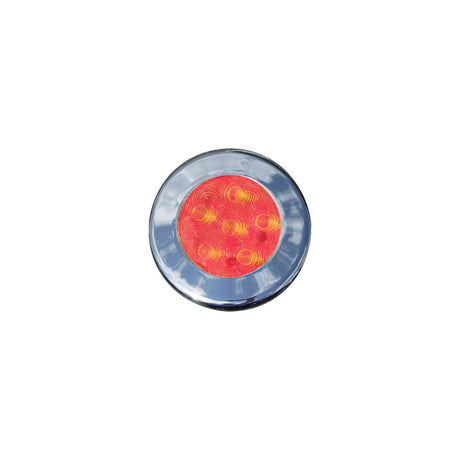 T-H Marine LED-51848-DP Puck Lite Recess Mnt Stainless Steel Bzl 3" Red LED - official T-H Marine product image 2