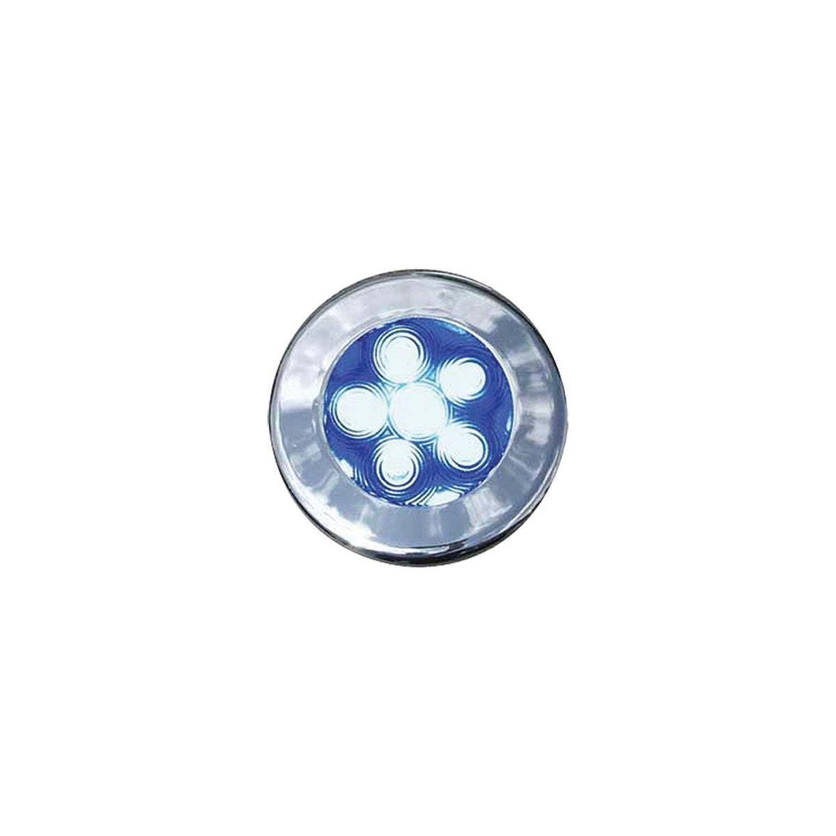 T-H Marine LED-51849-DP Puck Lite Recess Mnt Stainless Steel Bzl 3" Blu LED - official T-H Marine product image 2