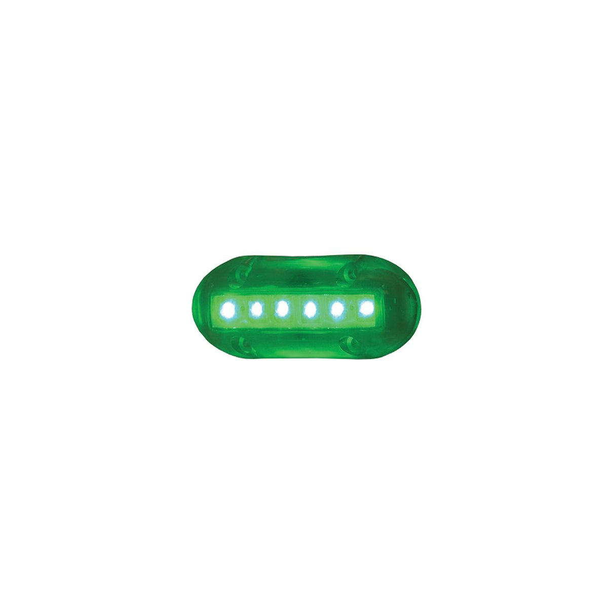T-H Marine High Intensity LED Underwater Lights, 6 Green LEDs - LED51868DP