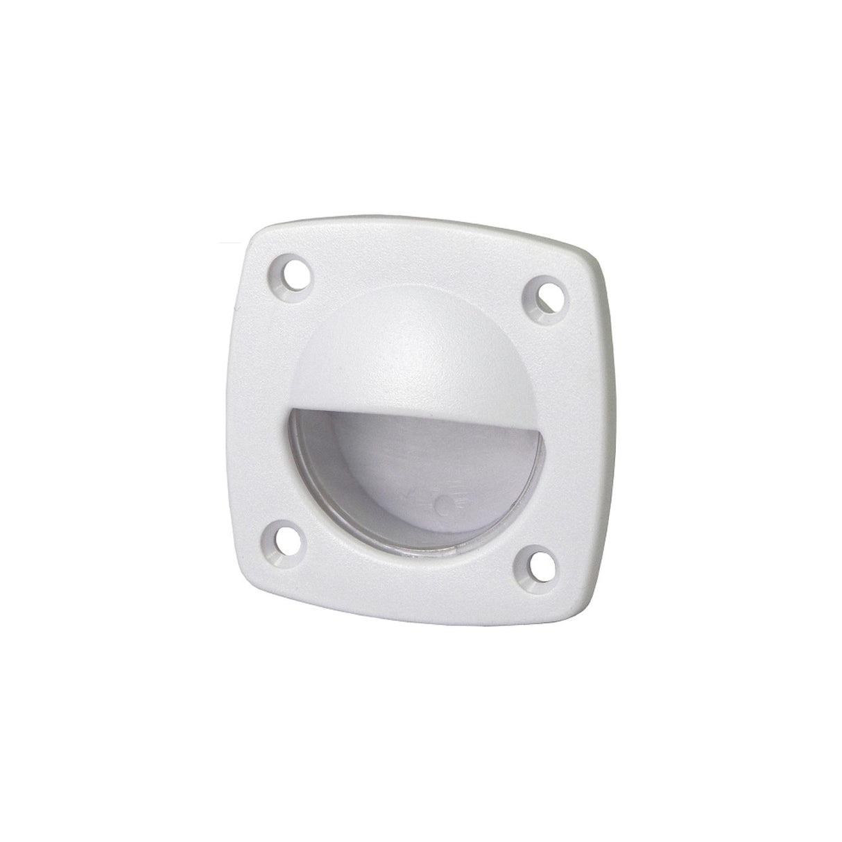 T-H Marine LED Courtesy Companion Way Light With Exposed Fasteners and White Plastic Bezel, White LEDs - LED51876DP