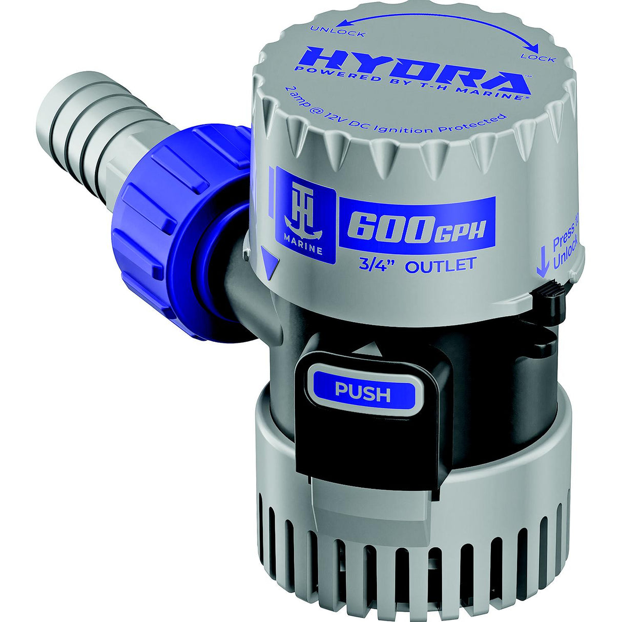 T-H Marine HYDRA Cartridge Bilge Pump - 600 GPH - 12V [PMP-BLG6-DP] - official T-H Marine product image 4