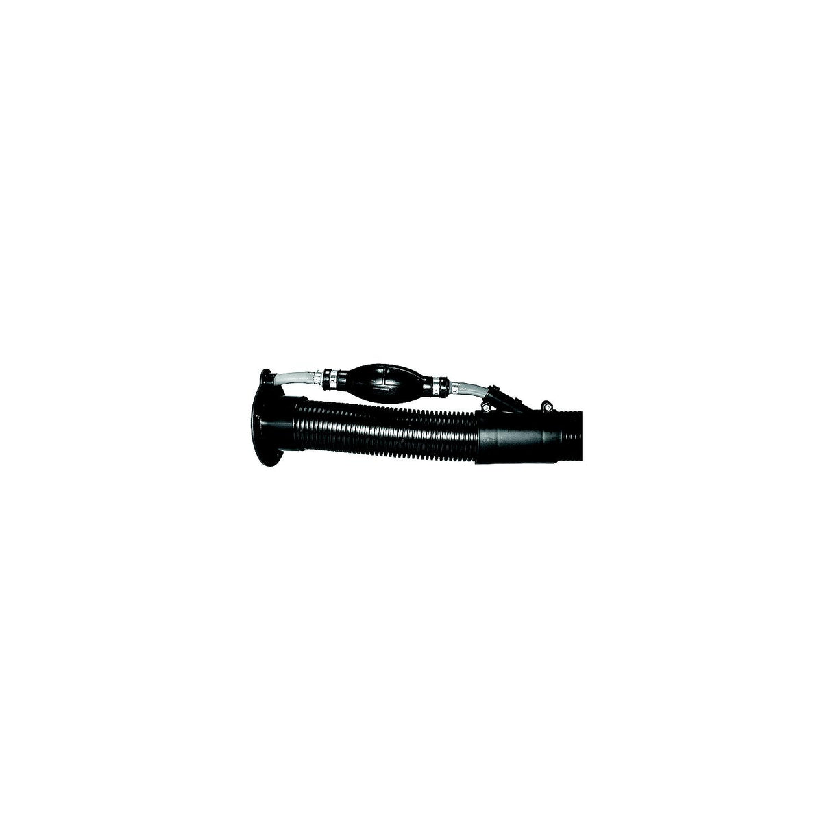 T-H Marine Rigging Flange Hose Union For 2" Hose With 3/4" Fuel Hose Port, Black - RFFHP1DP - official T-H Marine product image 3