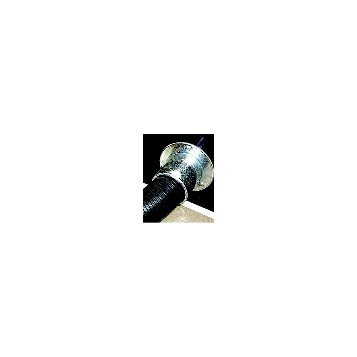 T-H Marine RFK1CPDP Chrome Rigging Flange Hose and 4' of 2" Black Hose - RFK1CPDP