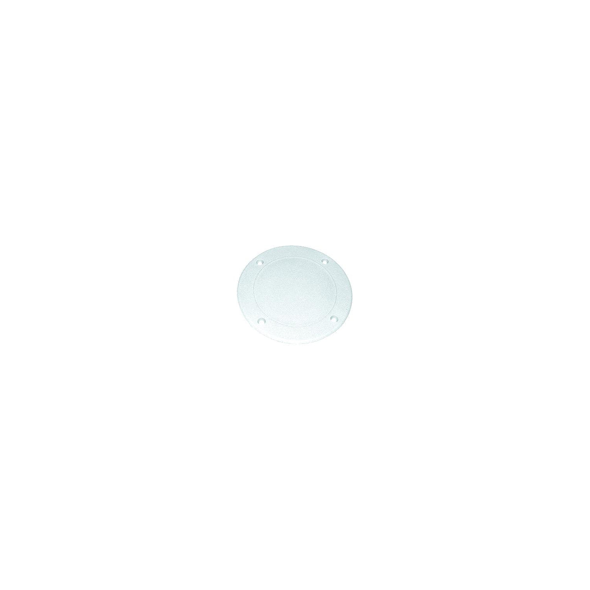 T-H Marine Screw Down Deck Plate 10" OD, Fish White - SDP3FWDP