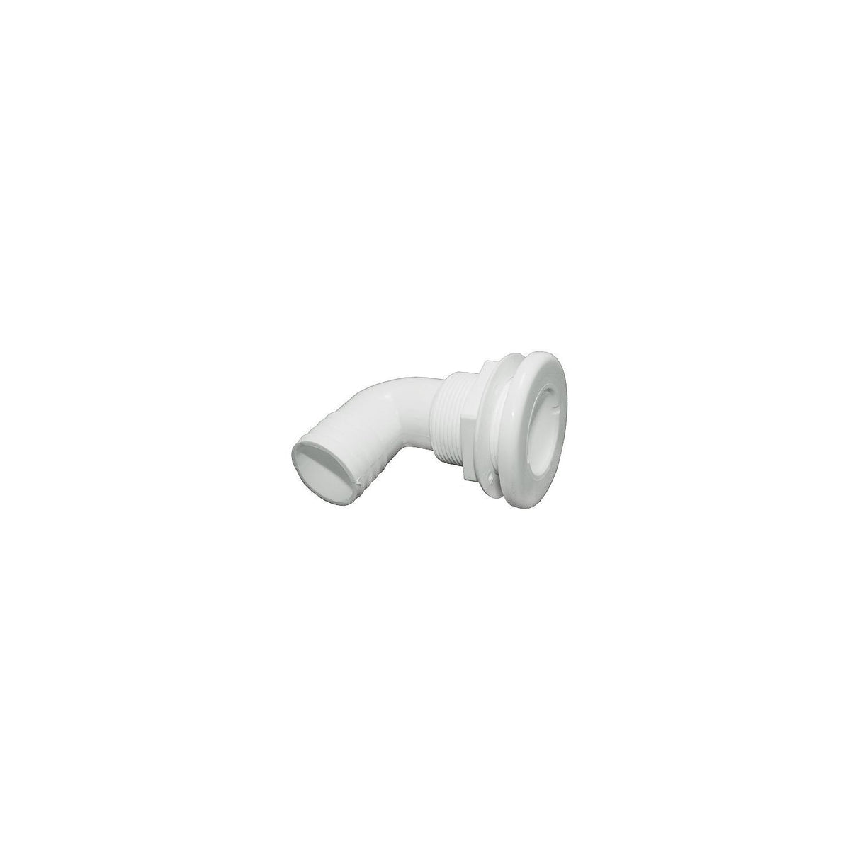 T-H Marine Thru Hull 1-1/2" 90D Hose White - TH1592DP