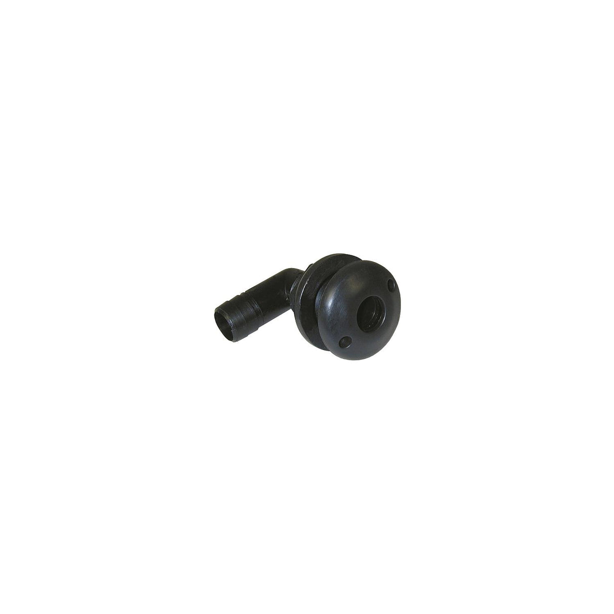 T-H Marine 90 Degree Specialty Thru-Hull Fitting With Spanner Head 3/4", Black - TH7590SDP - official T-H Marine product image 4