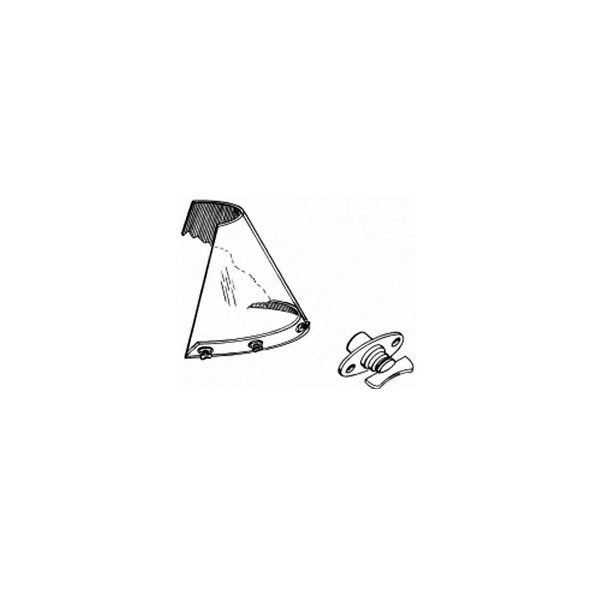 T-H Marine WSH-1PR-DP Windshield Holder Clip - official T-H Marine product image 3