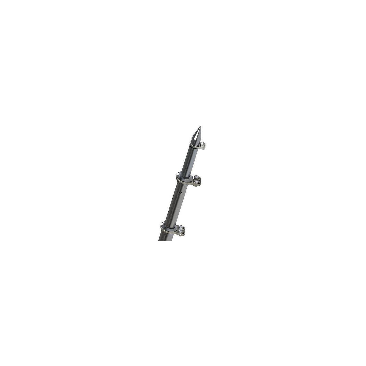 TACO 18 Deluxe Outrigger Poles w/Rollers - Silver/Silver [OT-0318HD-VEL] - official TACO Marine product image 2