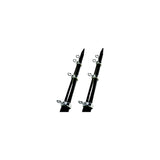 TACO 15' Black/Silver Outrigger Poles - 1-1/8" Diameter [OT-0442BKA15] - official TACO Marine product image 2