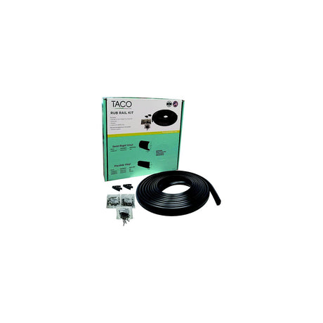 TACO Semi-Rigid Rub Rail Kit - Black w/No Insert - 30' [V11-4135BKA30-3] - official TACO Marine product image 2
