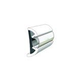 TACO SuproFlex Rub Rail Kit - White with Flex Chrome Insert - 2"H x 29/32"W x 60'L [V11-9990WCM60-2] - official TACO Marine product image 3