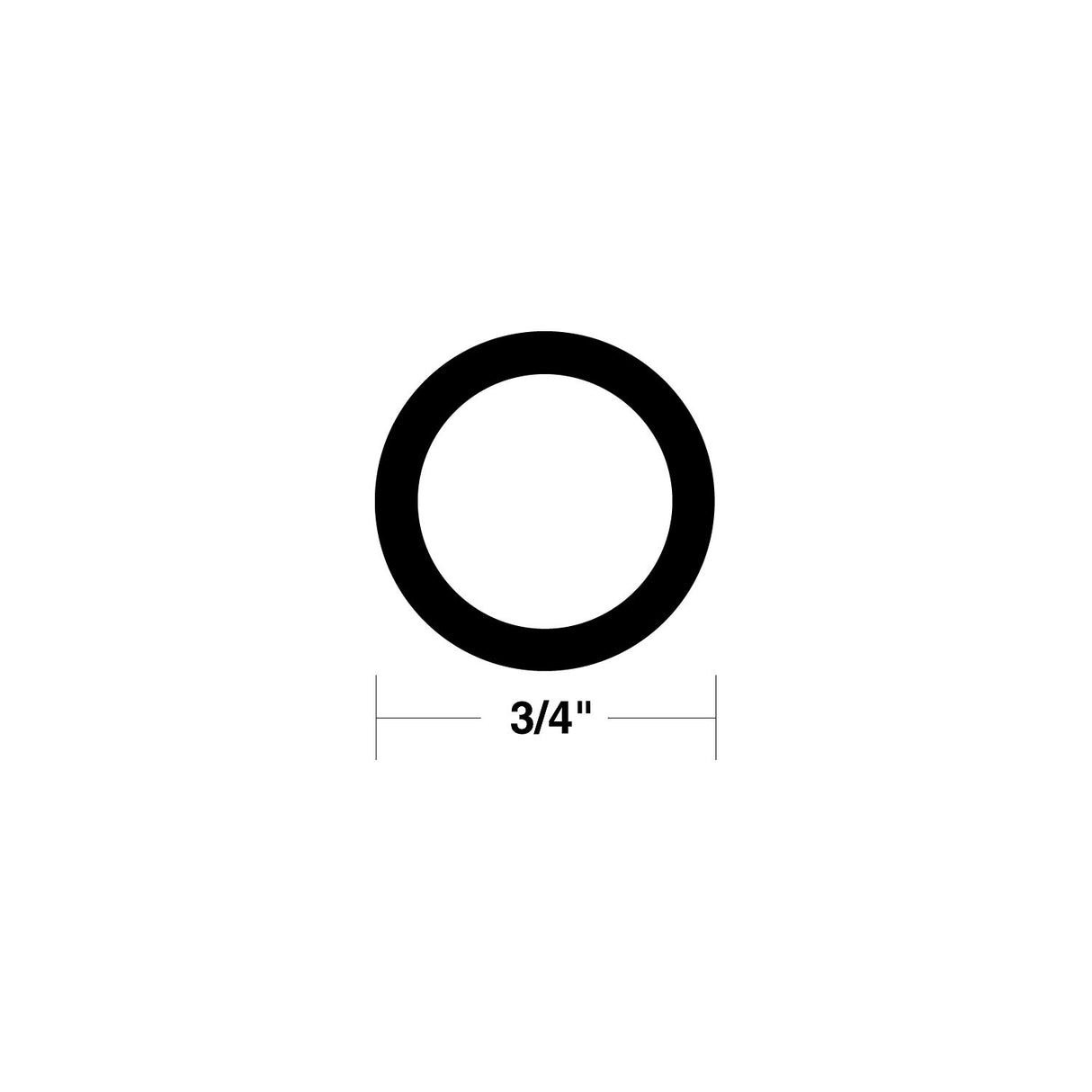 Taco Metals Taco V120005BKA501 Flexible Vinyl Insert, 50' Black - V12-0005BKA50-1