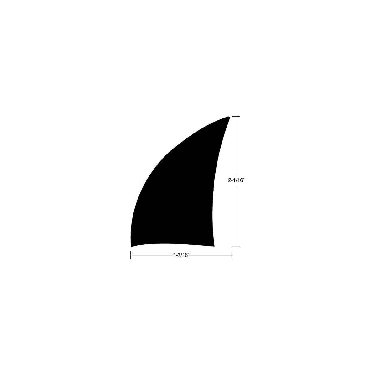 Taco Metals Rigid Vinyl Spray Rail - V21-0874WHA18 - official TACO Marine product image 3