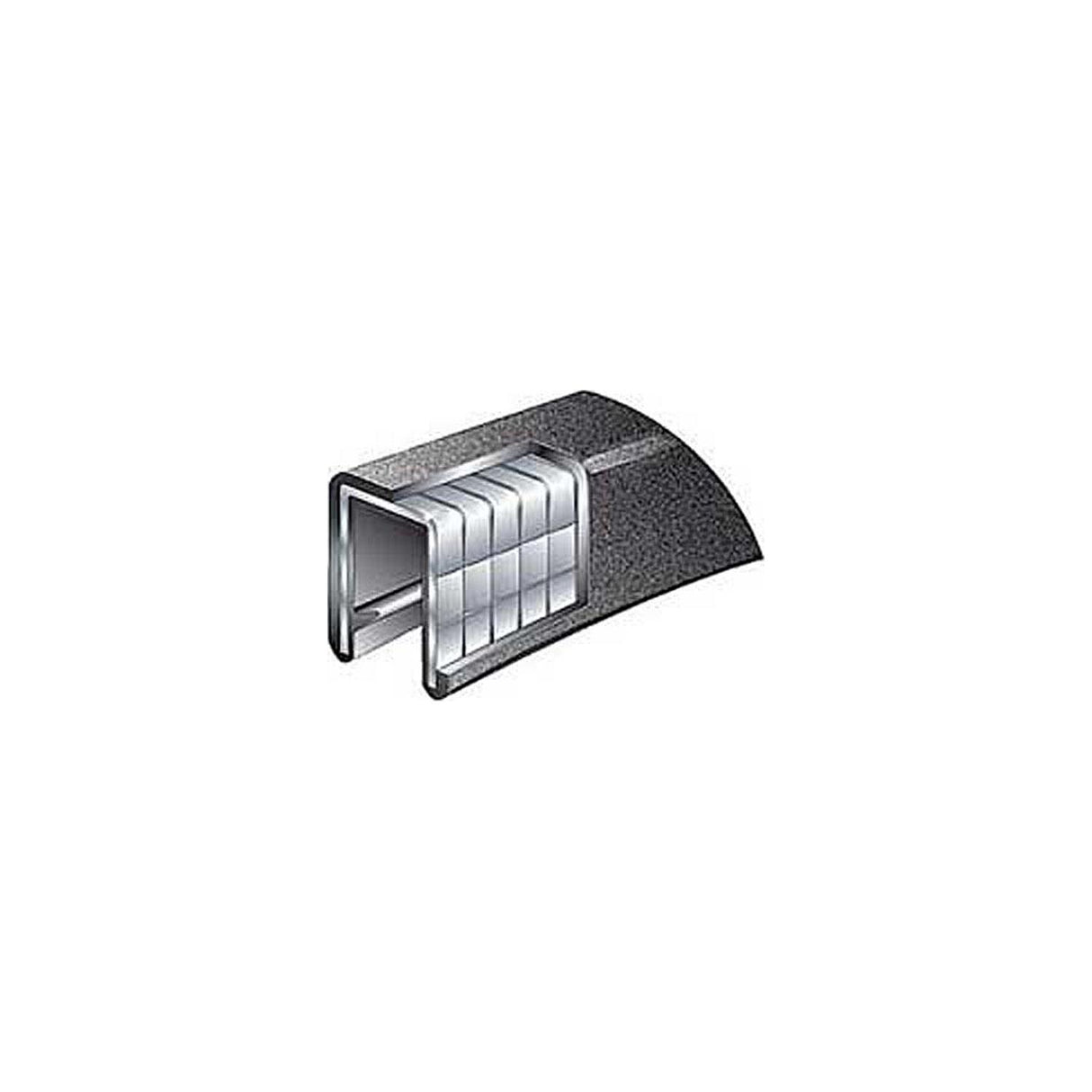 TACO Flexible Vinyl Trim - 5/32" Opening x 9/16"W x 25'L - White [V30-1005W25-1] - official TACO Marine product image 2