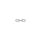Greenfield Products 1/4" x 4' Anchor Lead Chain White - 2115-W - official Greenfield Products product image 2