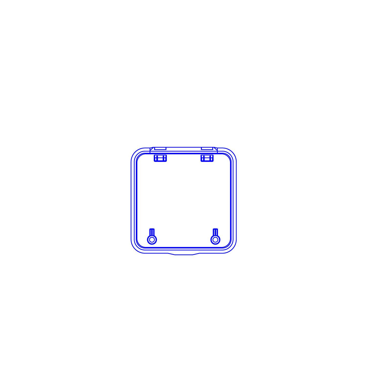 Lewmar 39660050 Ocean Size 60 Flat Base Hatch - 2020206576 - official Lewmar product image 4