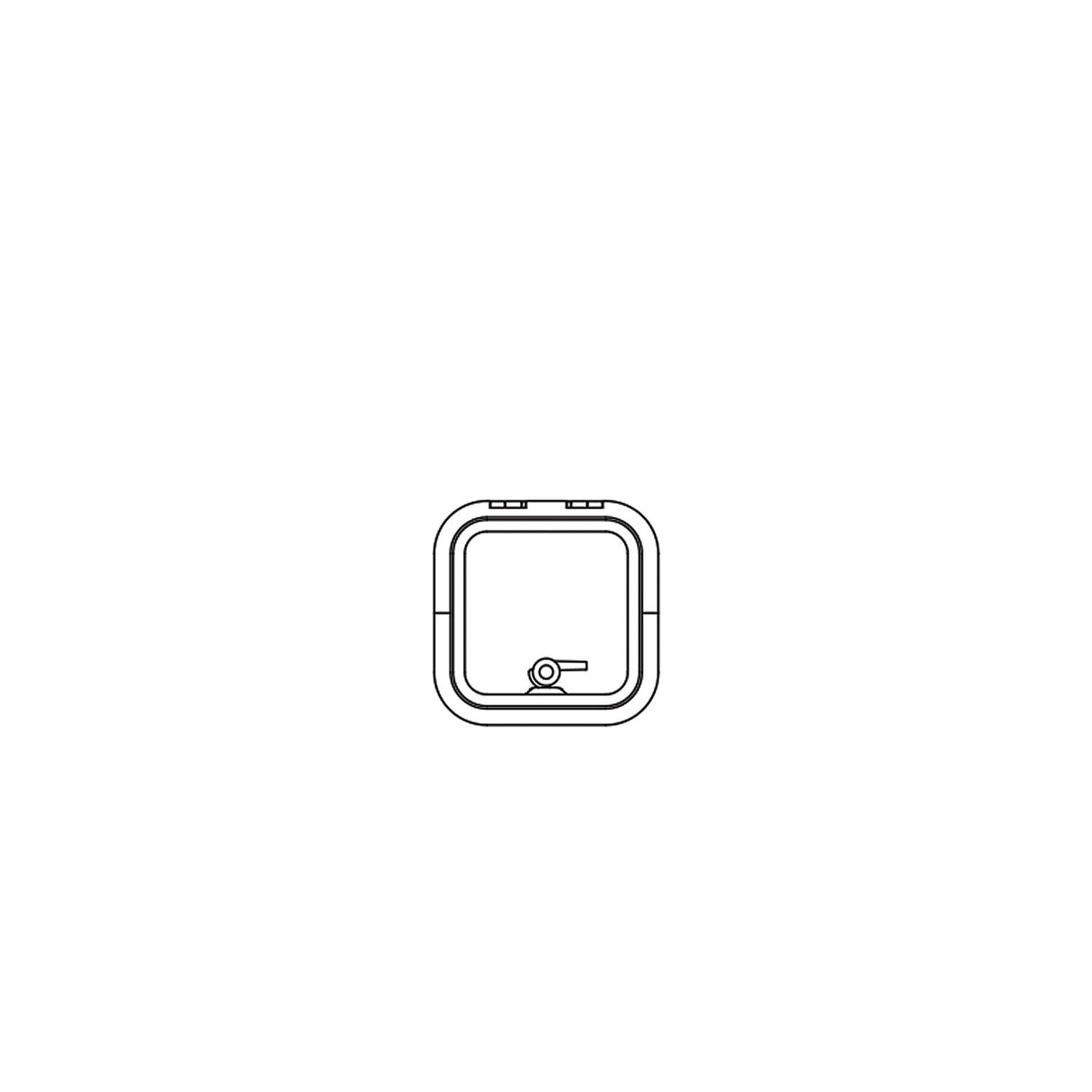 Lewmar 39910030 Low Profile Size 10 Rectangular Self Supporting Hatch - 2020206645