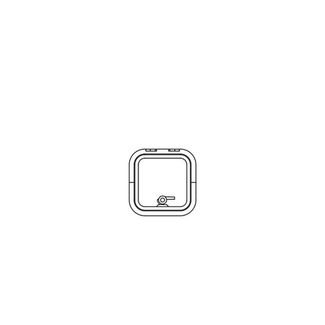 Lewmar Size 10 Low Profile Deck Hatch [39910030] - official Lewmar product image 2