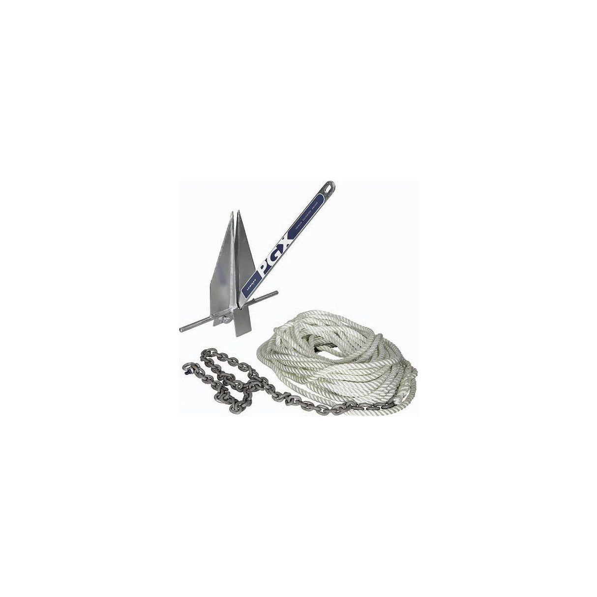 Lewmar 69600927 PGX Anchor Package w/Rope & Chain, 8 lb. - 2020222277