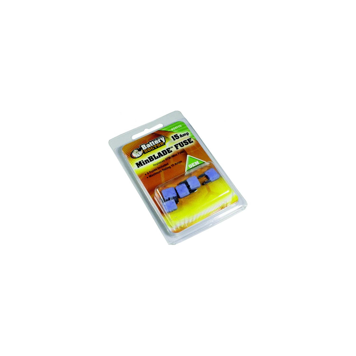 Wirthco Battery Doctor Minbladeâ¢ Fuses, 15A, 5/Pk - 24115 - official Wirthco product image 3