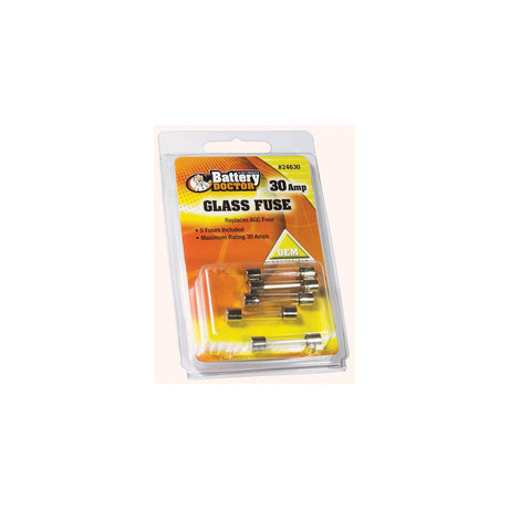 Wirthco Battery Doctor AGC Glass Fuse, 30A, 5/Pk - 24630 - official Wirthco product image 3