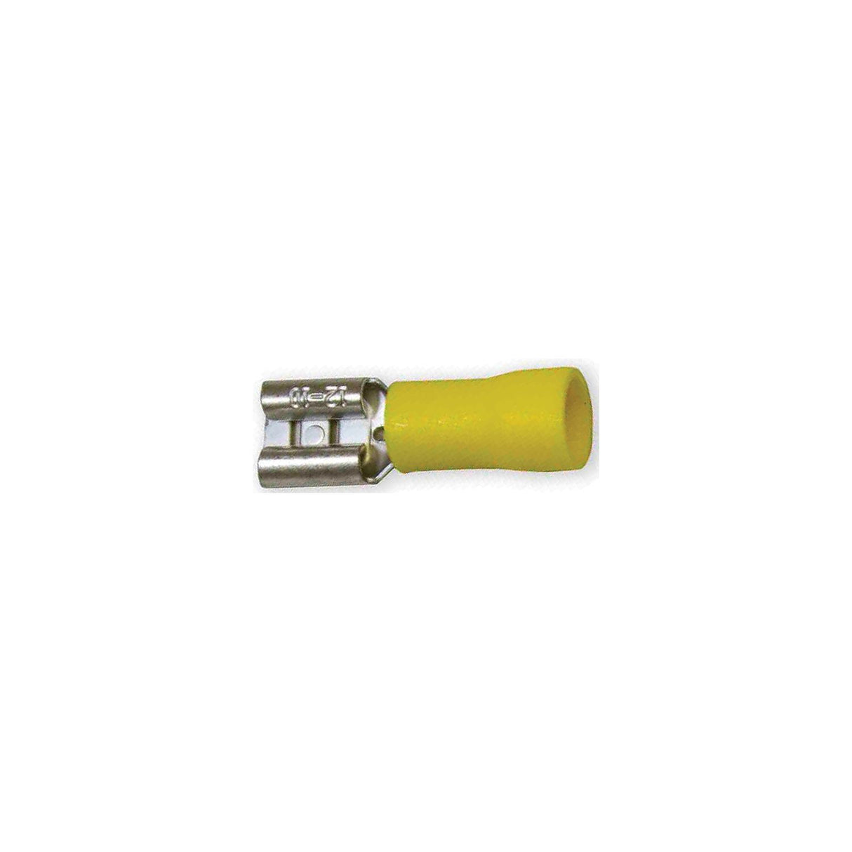 Wirthco Battery Doctor Yellow Vinyl Insulated Quick Disconnects, 12-10 AWG, Female, 25/Pk. - 80827
