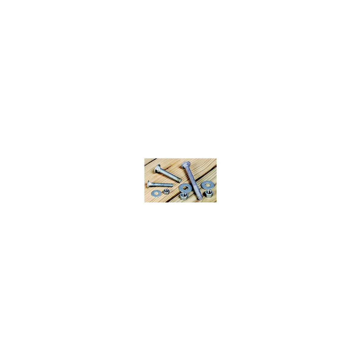 Tiedown Engineering Tie Down Engineering Dock Hardware - Hot Dipped Galvanized Carriage Bolt Set (8 Per Bag) - 26534 - official Tie Down Engineering product image 3