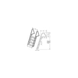 Tiedown Engineering Tie Down Engineering Galvanized Dock Ladder - 28273 - official Tie Down Engineering product image 3