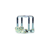 Tie Down Engineering Zinc Plated Square U-Bolt Kit - 86229 - image 1