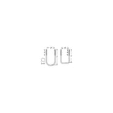 Tiedown Engineering Tie Down Engineering Galvanized U-Bolt Kit - 86220 - official Tie Down Engineering product image 2