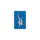 Tiedown Engineering Tie Down Engineering Danforth Hi-Tensile Anchor - 94019 - official Tie Down Engineering product image 2